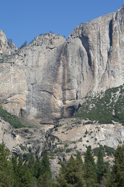 A dried Yosemite Falls from the valley. Img_4174.jpg